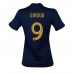 Billige Frankrike Olivier Giroud #9 Hjemmetrøye Dame VM 2022 Kortermet